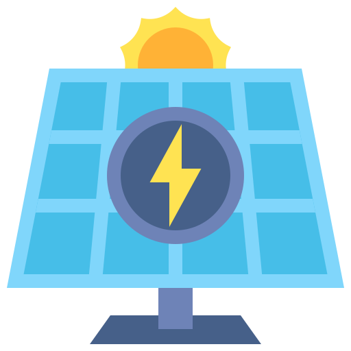 zonne energie Flaticons Flat icoon