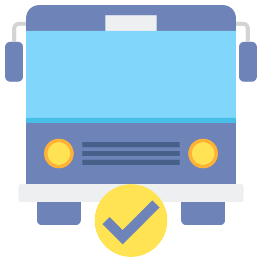 transporte público Flaticons Flat icono