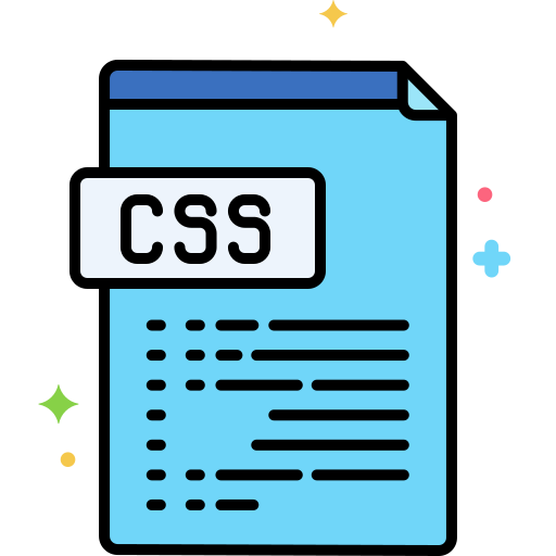 css Flaticons Lineal Color Ícone