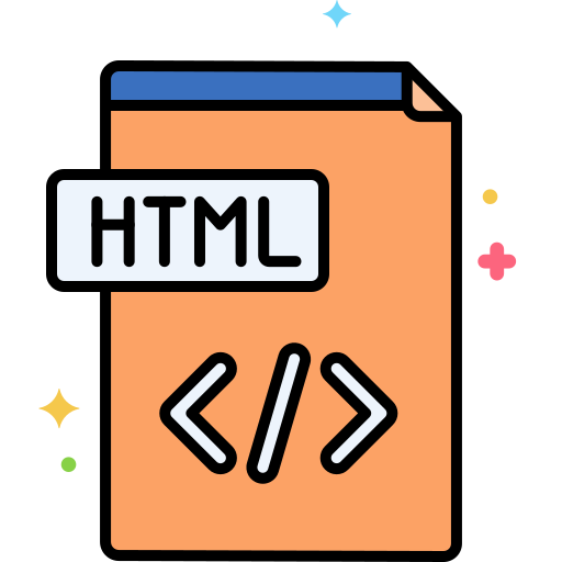 html Flaticons Lineal Color icon