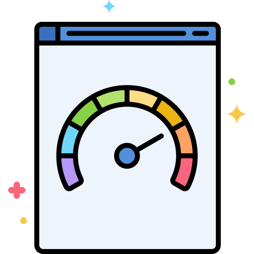 Page speed Flaticons Lineal Color icon