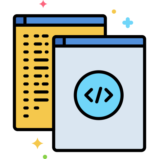 Web programming Flaticons Lineal Color icon
