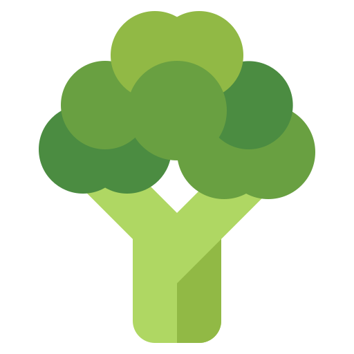 brócoli Flaticons Flat icono