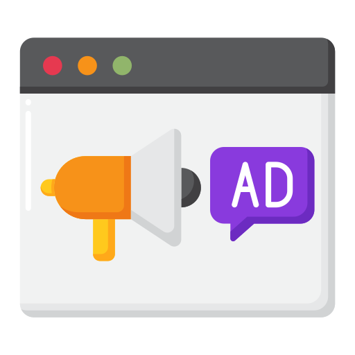 Online advertising Flaticons Flat icon