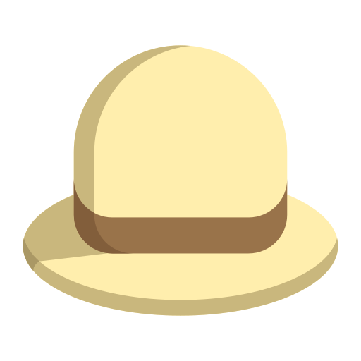 sombrero blanco Flaticons Flat icono