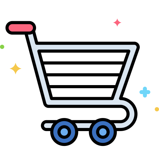 carrito de compras Flaticons Lineal Color icono