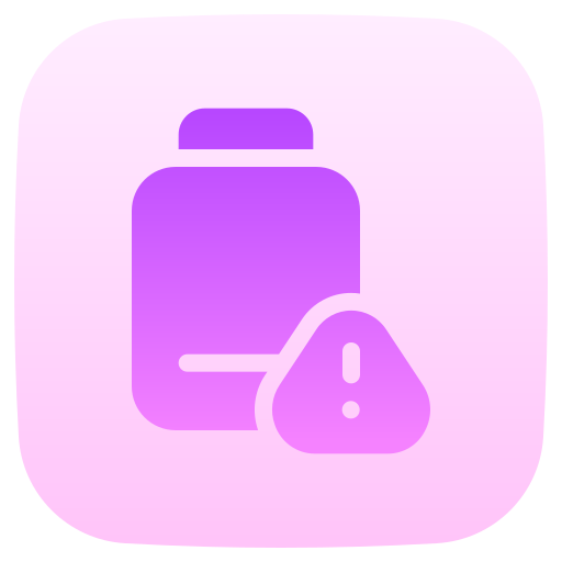 Low battery Generic Flat Gradient icon