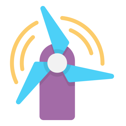 Wind turbine Generic Flat icon
