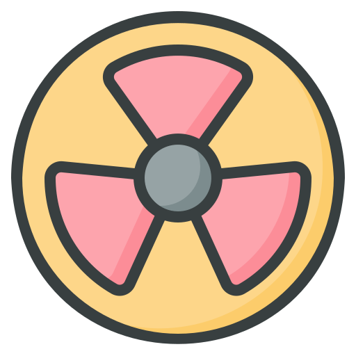 radioactief Generic Outline Color icoon