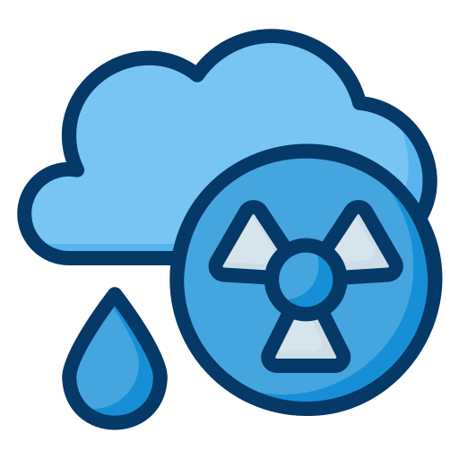 Acid rain Generic Blue icon