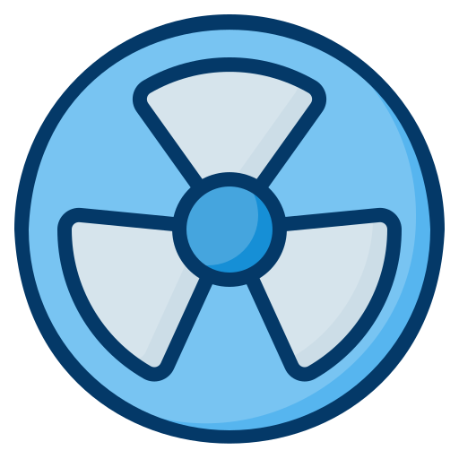 Radioactive Generic Blue icon