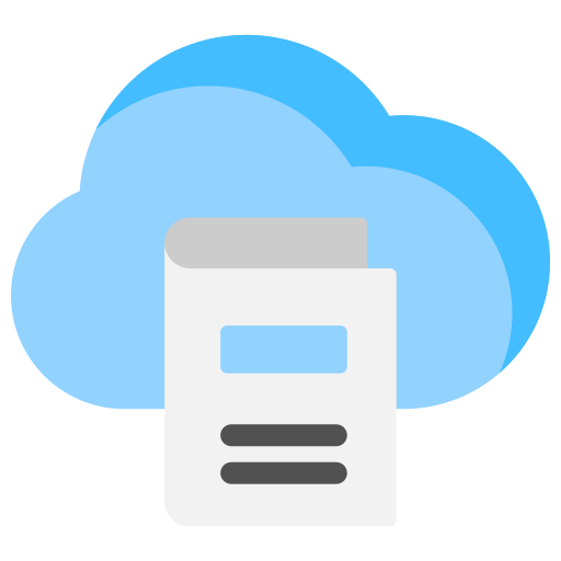 cloud-bibliotheek Generic Flat icoon
