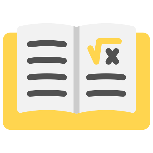 libro de matemáticas Generic Flat icono