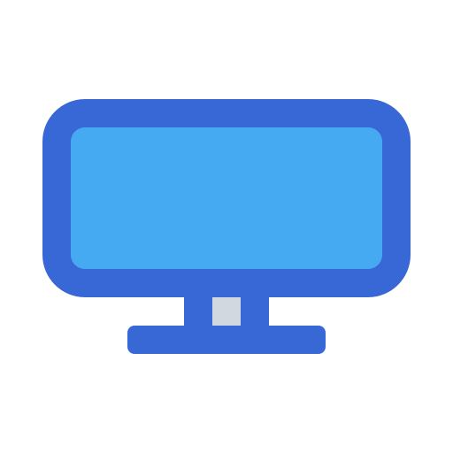 computer Generic Blue icona