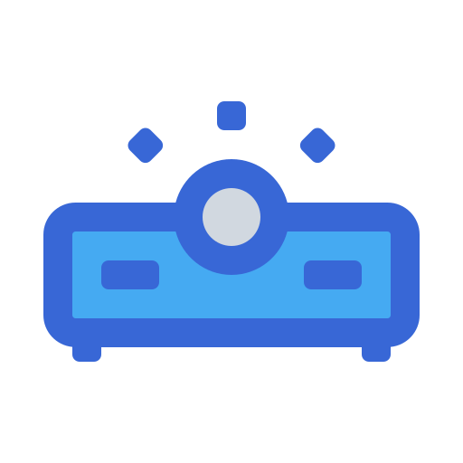 Projector Generic Blue icon