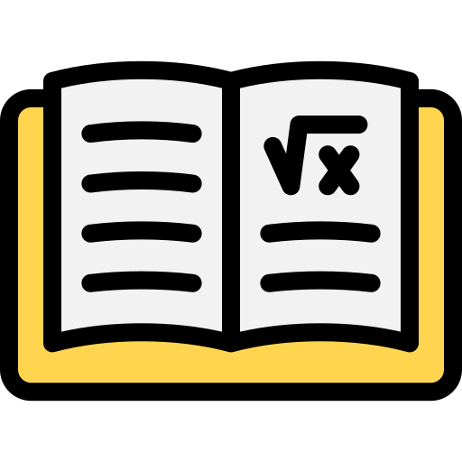 wiskundeboek Generic Outline Color icoon
