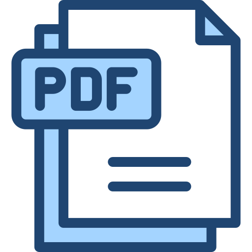 pdf Generic Blue icona