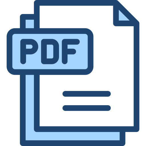 pdf Generic Blue icon