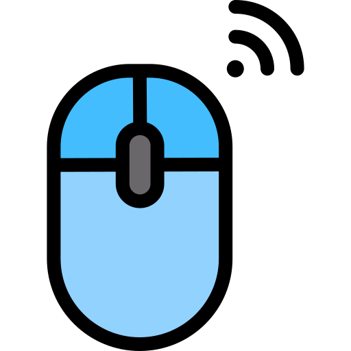 mouse sem-fio Generic Outline Color Ícone