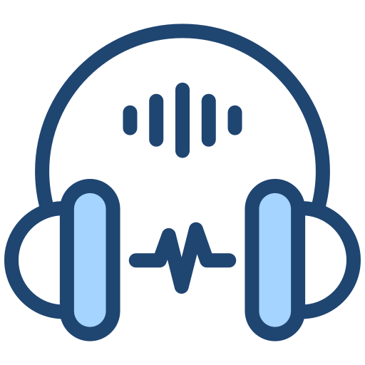 Аудио гарнитура Generic Blue иконка