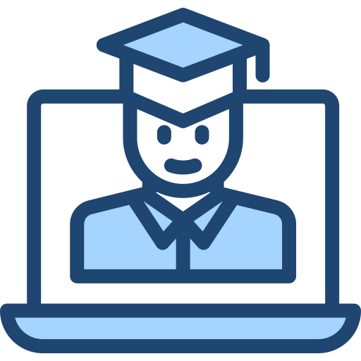 graduado Generic Blue icono