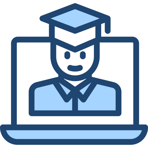 Graduate Generic Blue icon