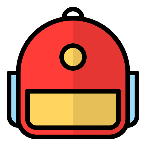 rucksack Generic Outline Color icon