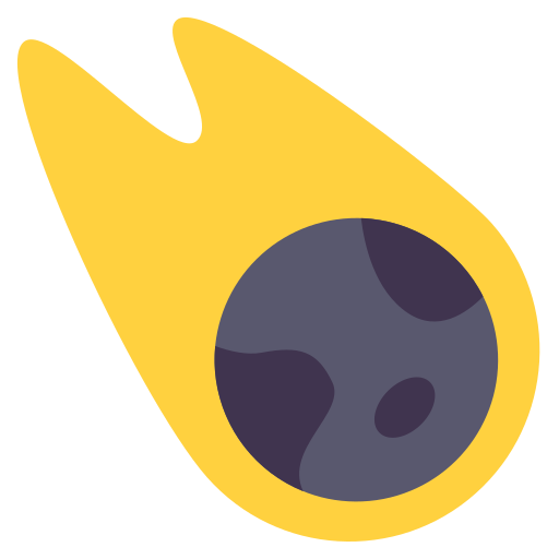 Meteor Generic Flat icon