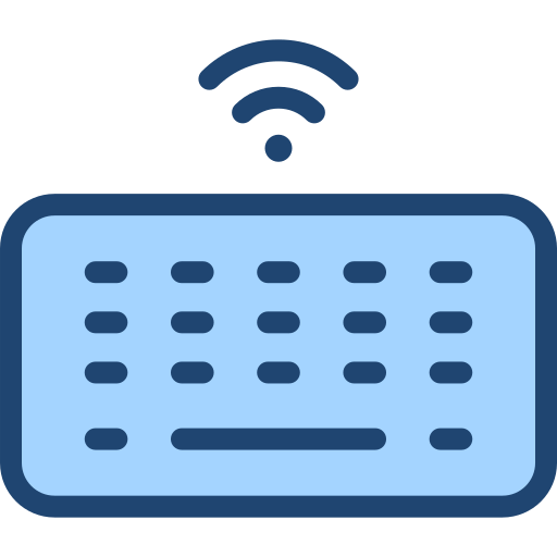Беспроводная клавиатура Generic Blue иконка