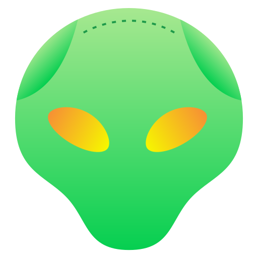 extraterrestre Generic Flat Gradient Icône