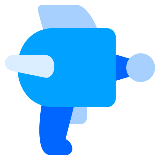 pistola espacial Generic Blue icono