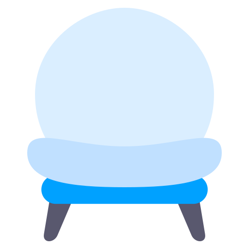 moderne stoel Generic Flat icoon