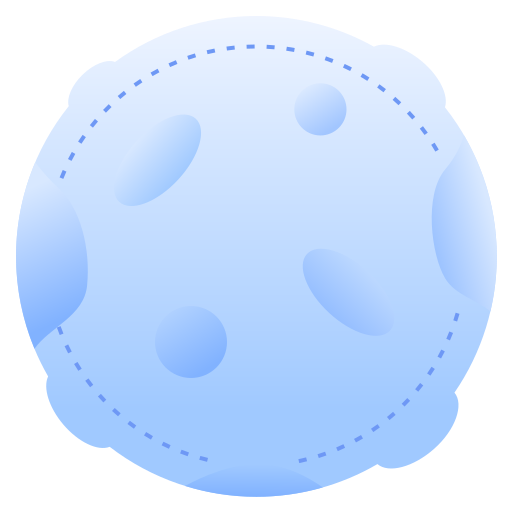 満月 Generic Flat Gradient icon