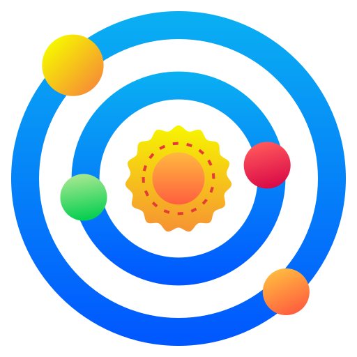 orbite Generic Flat Gradient Icône