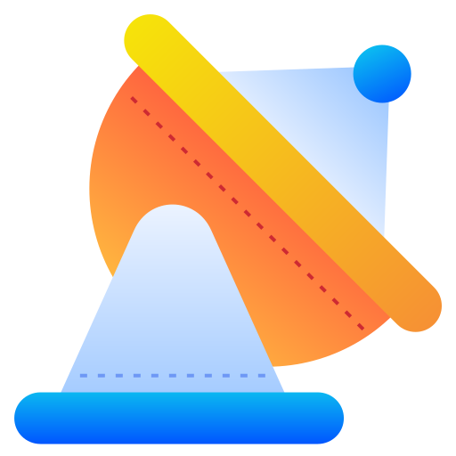 放物線状 Generic Flat Gradient icon