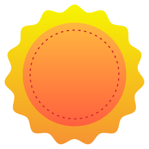 태양 Generic Flat Gradient icon