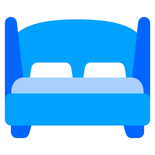 podwójne łóżko Generic Blue ikona