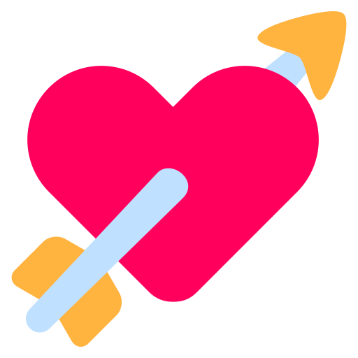 flecha de amor Generic Flat icono