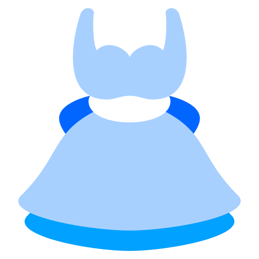 vestido de novia Generic Blue icono