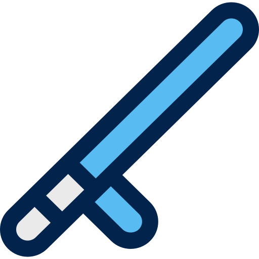 bâton Generic Blue Icône