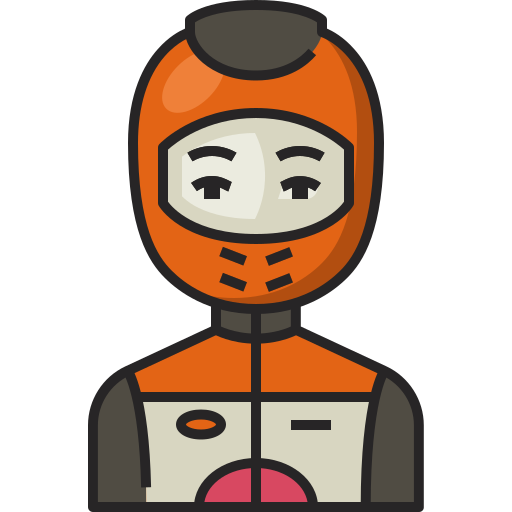 Racer Generic Outline Color icon