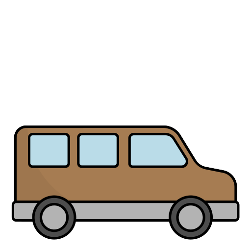 minibus Generic Outline Color icona