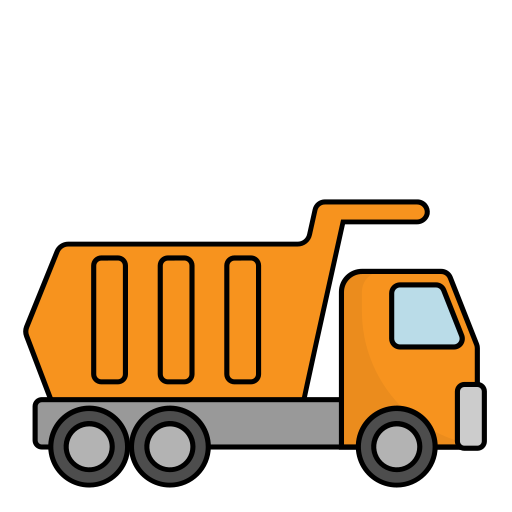 camion de recyclage Generic Outline Color Icône