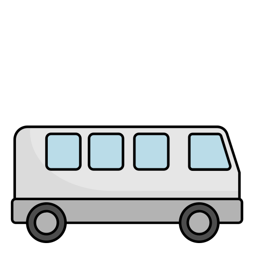 소형 버스 Generic Outline Color icon