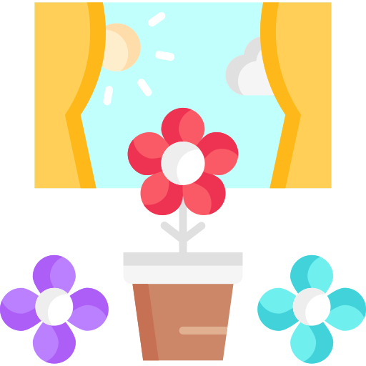 Горшок для растений SBTS2018 Flat иконка