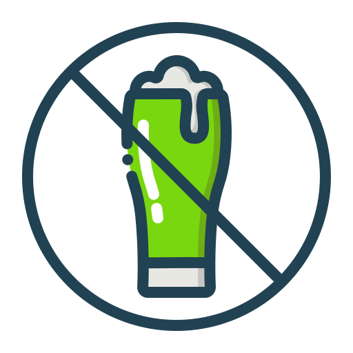 No alcohol Generic Outline Color icon
