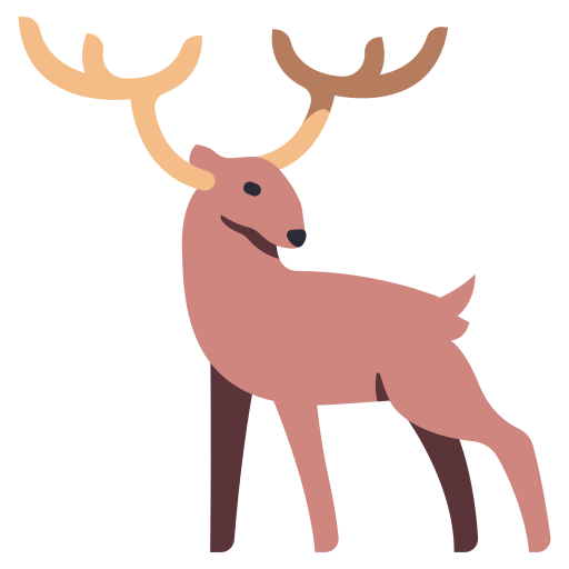 Deer MaxIcons Flat icon