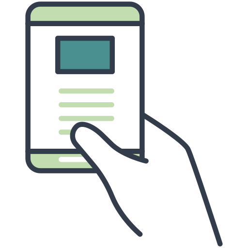Cellphone Generic Outline Color icon