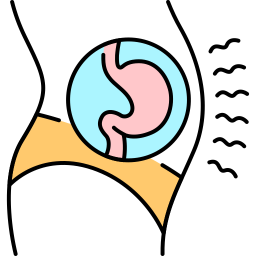 Żołądek Generic Outline Color ikona