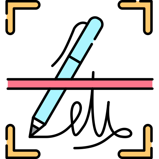 signature Generic Outline Color Icône